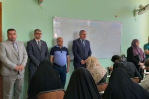رئيس جامعة كربلاء يتفقد سير الامتحانات النهائية في كلية العلوم الاسلامية