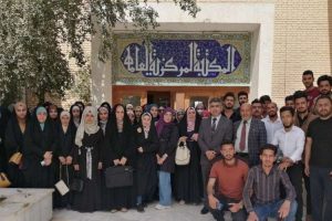 قسم الدراسات القرآنية في كلية العلوم الاسلامية ينظم  زيارة علمية الى المكتبة المركزية في كربلاء