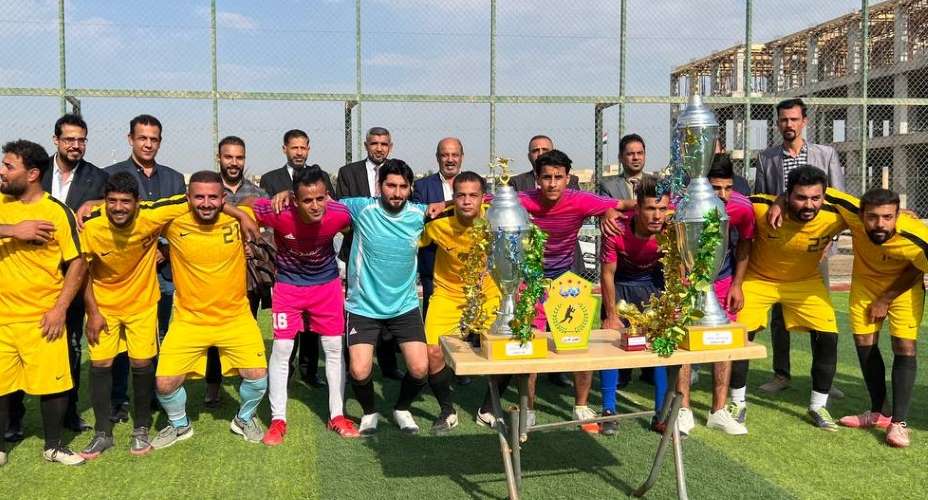 اختتام بطولة خماسي كرة القدم لطلبة كلية العلوم الاسلامية في جامعة كربلاء