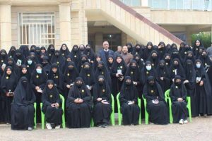 تكريم طالبات كلية العلوم الاسلامية المرتديات للحجاب الاسلامي