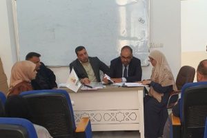 قسم اللغة العربية في كلية العلوم الاسلامية يبدأ بمناقشة بحوث تخرج طلبة المرحلة الرابعة
