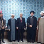 وفد مؤتمر المعرفة التابع للعتبة الحسينية المقدسة يزور كلية العلوم الاسلامية