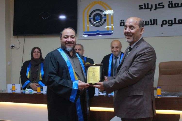 كلية العلوم الإسلامية تكرّم الأستاذ الدكتور ضرغام كريم الموسوي لتميزه العلمي وإبداعه في الدراسات القرآنية
