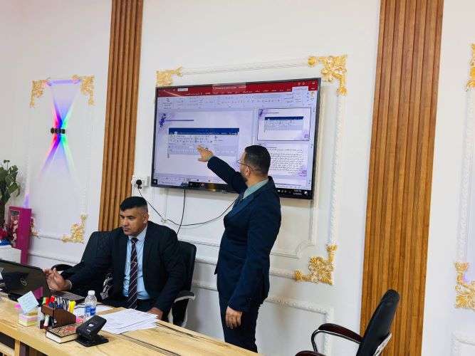 كلية العلوم الإسلامية في جامعة كربلاء تقيم دورة تدريبية عن كتابة البحوث باستخدام برنامج الوورد