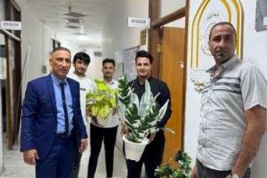 قسم الفقه وأصوله في كلية العلوم الإسلامية يتألق بالخضرة والجمال لإضفاء البهجة في نفوس الطلبة