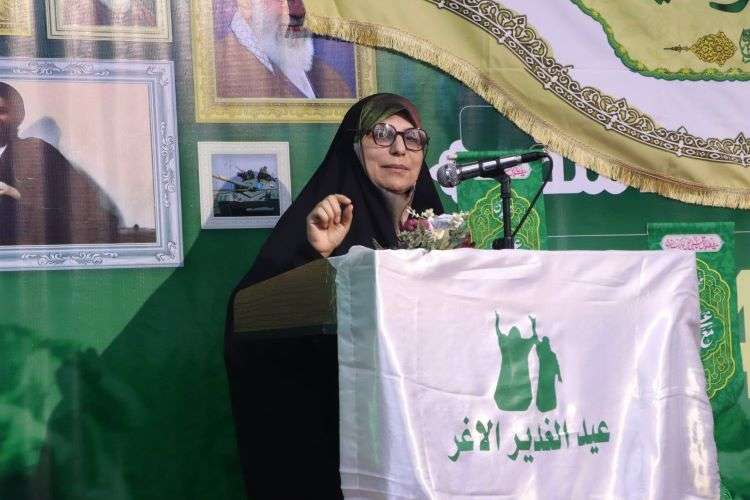 تدريسية من كلية العلوم الإسلامية تشارك في حفل الغدير لتوحيد الكلمة وتعزيز القيم الأخلاقية