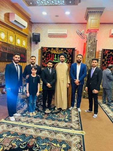 طلبة كلية العلوم الإسلامية يشاركون في تصوير ومونتاج فعاليات المنتدى الثقافي الحسيني في حسينية فدك.