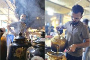 مشاركة تدريسي من كلية العلوم الإسلامية في الخدمة الحسينية