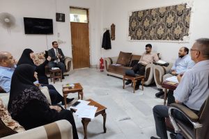 اللجنة العلمية في قسم علوم القرآن تناقش عنوانات الرسائل والأطاريح لطلبة الدراسات العليا