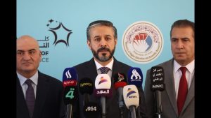 Read more about the article في مؤتمر افتتاح كليتي التميز والذكاء الاصطناعي في جامعة بغداد .. وزير التعليم العالي والبحث العلمي الدكتور نعيم العبودي يؤكد أن الوزارة استطاعت أن تجسد رؤيتها بصورة استراتيجية ناهضة تأخذ في الاعتبار متطلبات التنمية وتحولات المعرفة