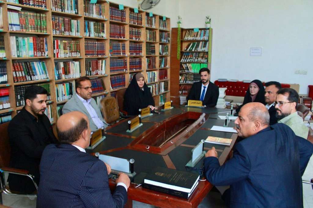 عميد كلية العلوم الإسلامية في جامعة كربلاء يبحث مع رؤساء المعايير استكمال متطلبات الاعتماد المؤسسي