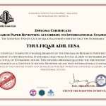 تدريسي في كلية العلوم الإسلامية بجامعة كربلاء يُكمل دبلومة دولية في مراجعة الأبحاث العلمية وفق المعايير العالمية