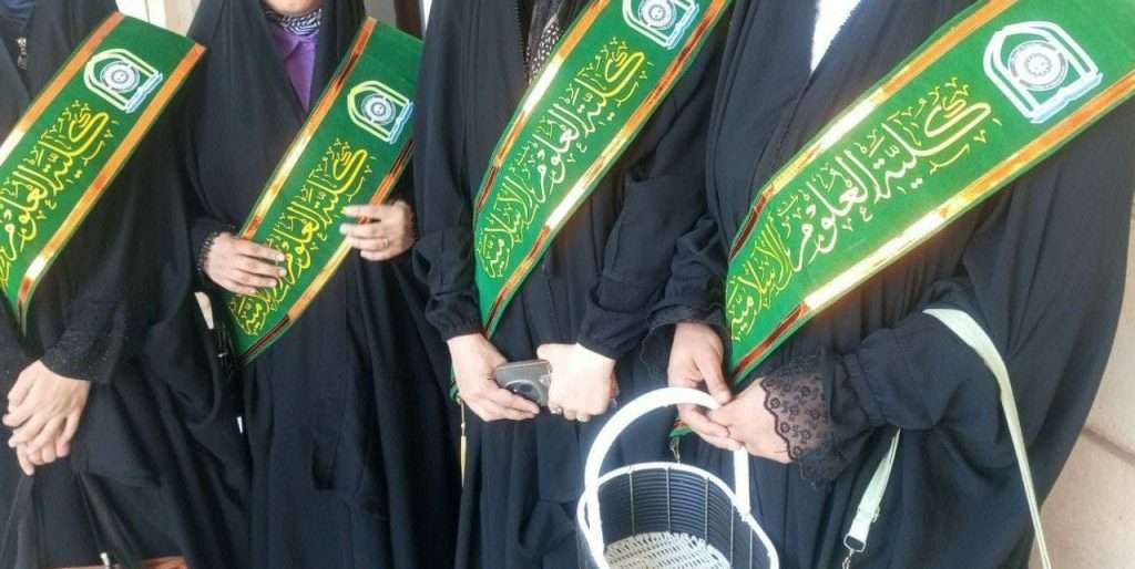 تدريسيات وطالبات قسم اللغة العربية يحتفلن بولادة السيدة زينب (عليها السلام) في فعالية روحانية مميزة