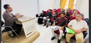 Read more about the article قسم اللغة العربية في كلية العلوم الإسلامية يستأنف نشاط الحلقات النقاشية لطلبة الدراسات العليا