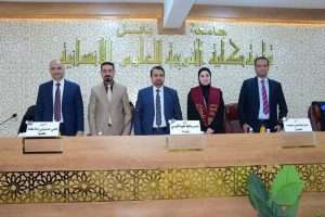 رئيس قسم اللغة العربية في كلية العلوم الإسلامية يشارك في مناقشة رسالة ماجستير عن الحبكة البوليسية في الرواية العراقية