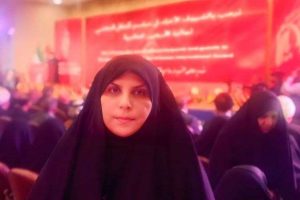 تدريسية من كلية العلوم الإسلامية تشارك في الحفل الختامي لجائزة الأربعين الفنية الدولية في كربلاء