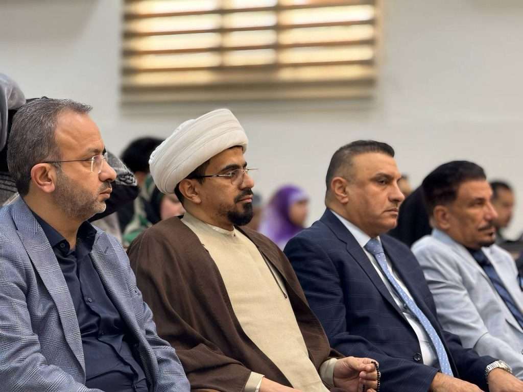 تدريسي في كلية العلوم الإسلامية يشارك في المحفل الشعباني المبارك بجامعة كربلاء