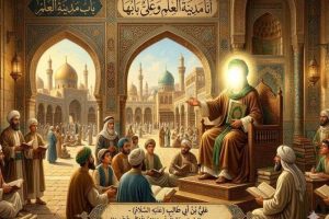 عَلِيُّ بْنُ أَبِي طَالِبٍ (عَلَيْهِ السَّلَامُ) بَابُ مَدِينَةِ الْعِلْمِ وَرَائِدُ الْفِكْرِ الْإِنْسَانِيِّ